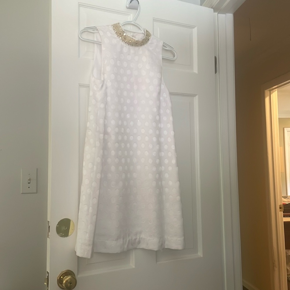 White xs white Lily Pulitzer dress nwoT